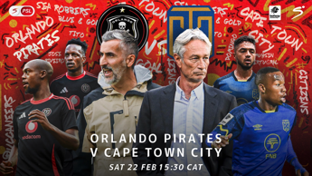 Win tickets to the Pirates vs Cape Town City match