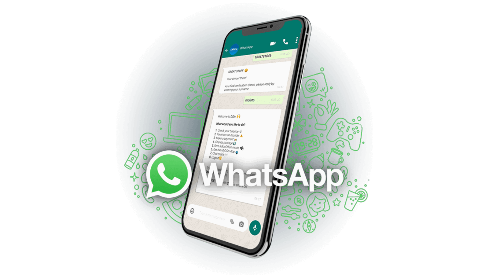 New To Dstv Whatsapp 16X9