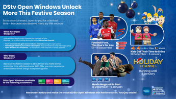 Festive Surprises Await with DStv’s Open Windows