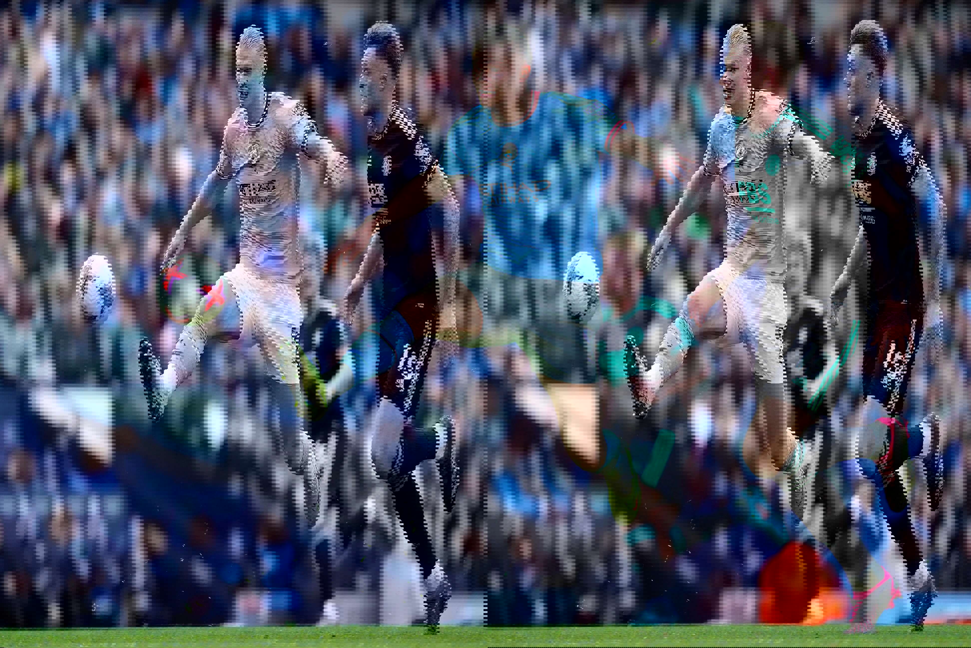 Erling Haaland Of Manchester City (L) Optimized