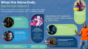 When the Game Ends, the Action on DStv Doesn’t 