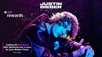 Justin Bieber tickets for DStv Rewards members!